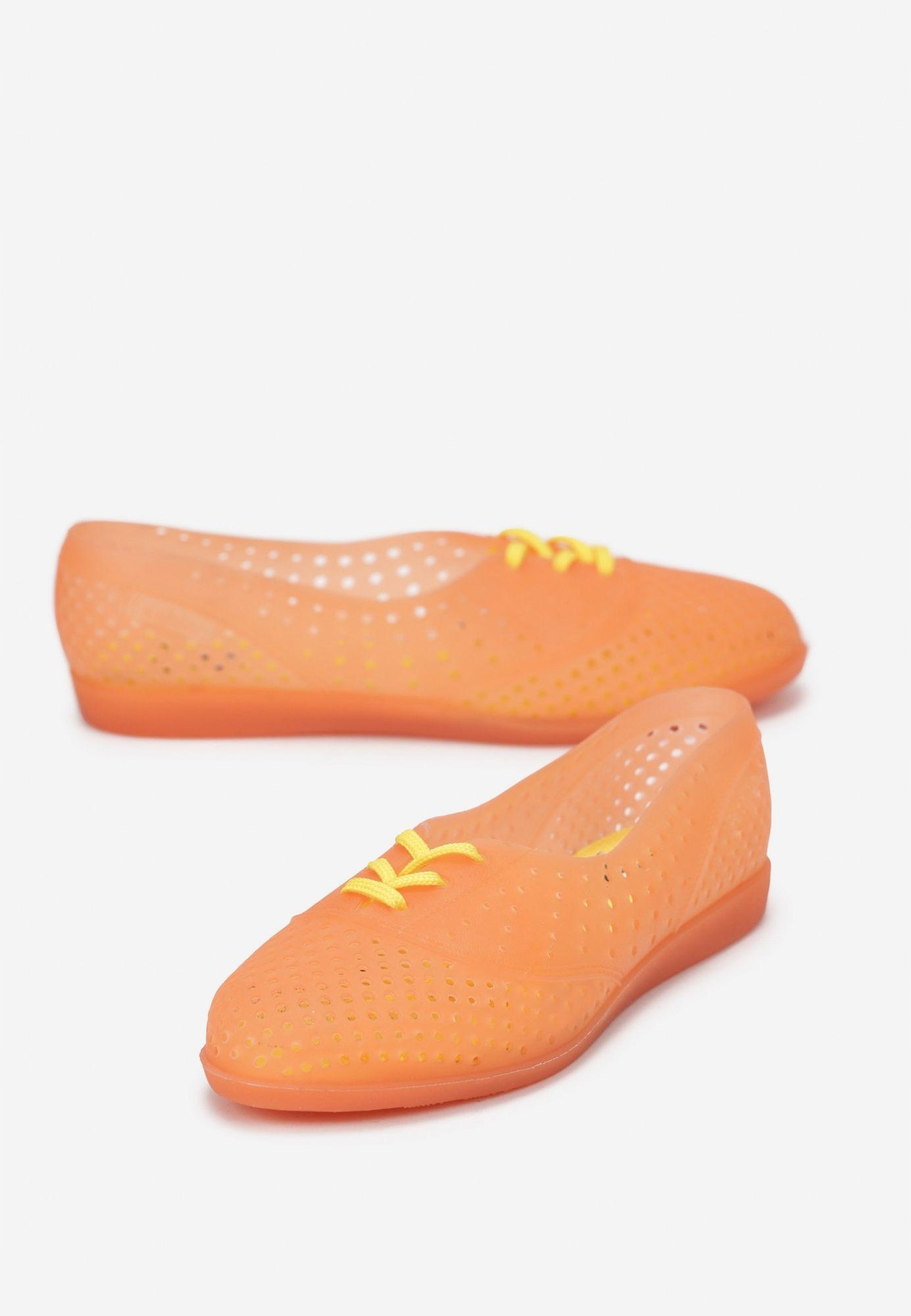 

Born2Be Pomarańczowe Balerinki 35 Guma Casual
