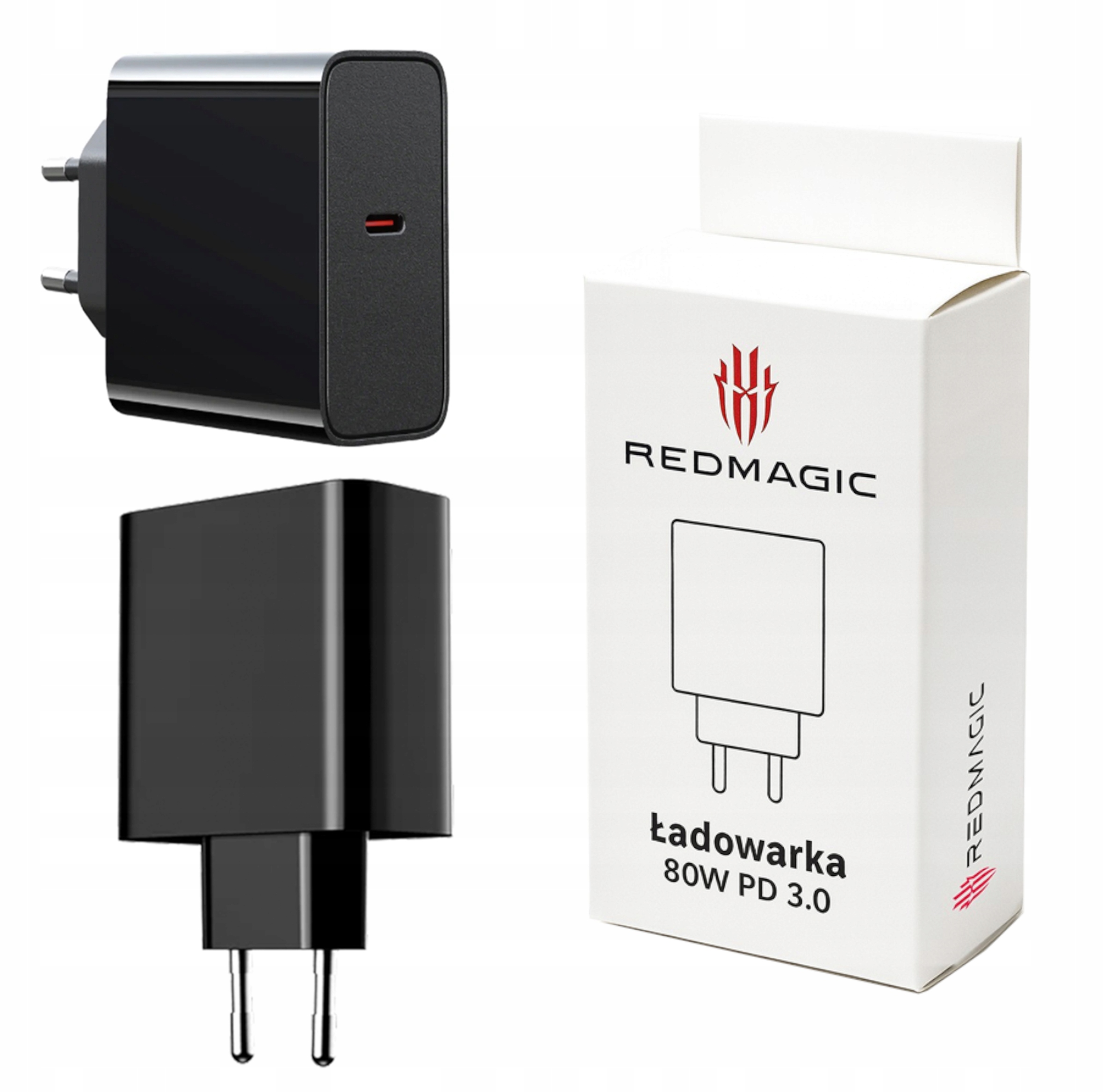 Ładowarka Redmagic 80W Fast Charger Usb-c Do Redmagic 9S Pro 10 Pro