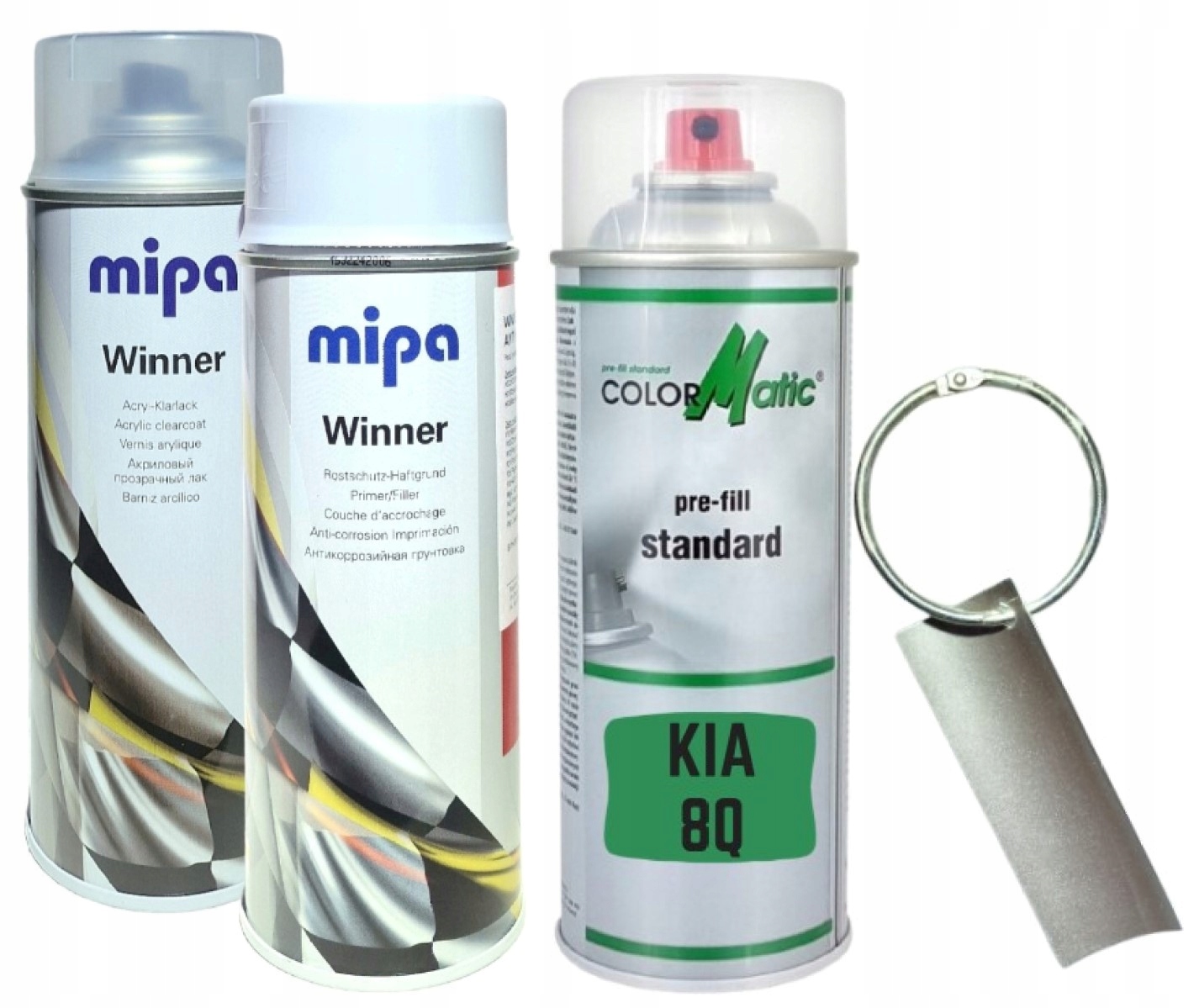 Zestaw Lakier Samochodowy Spray Kia 8Q