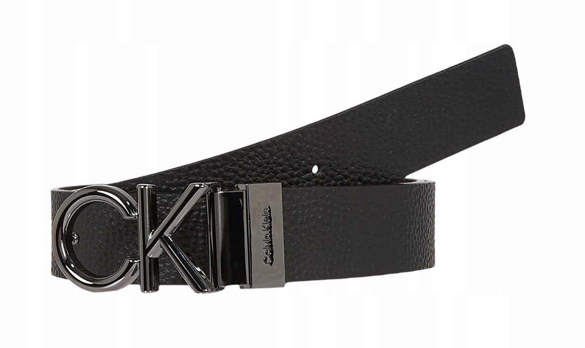 Calvin Klein Męski Pasek 2w1 Czarny/brązowy r.105