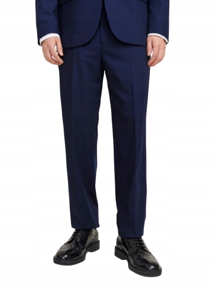 Jack & Jones Elegantní Pánské Kalhoty V Tmavě Modré Barvě 50 J2B