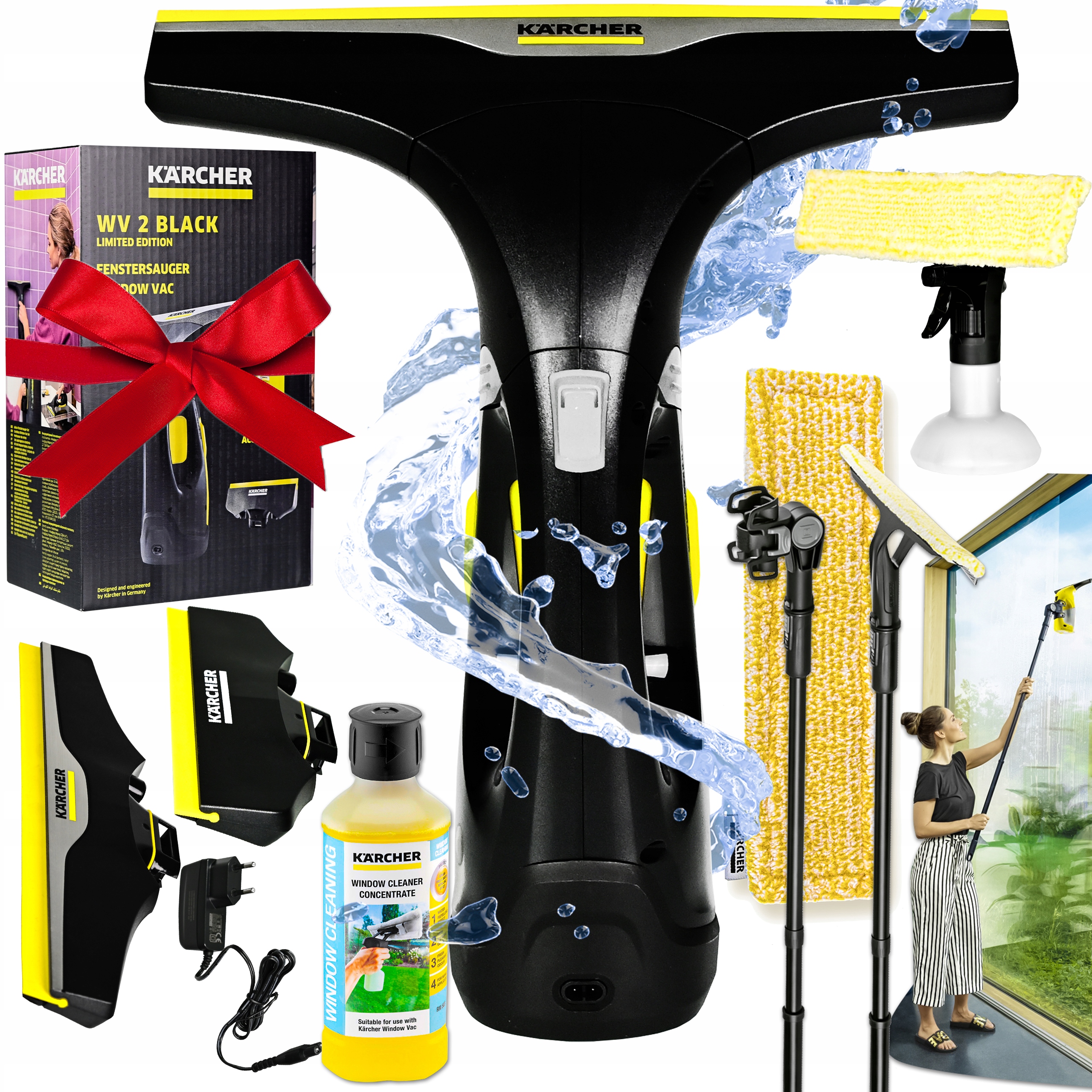 

Najnowsza Myjka Do Okien WV2 Black Karcher XXXXXXL