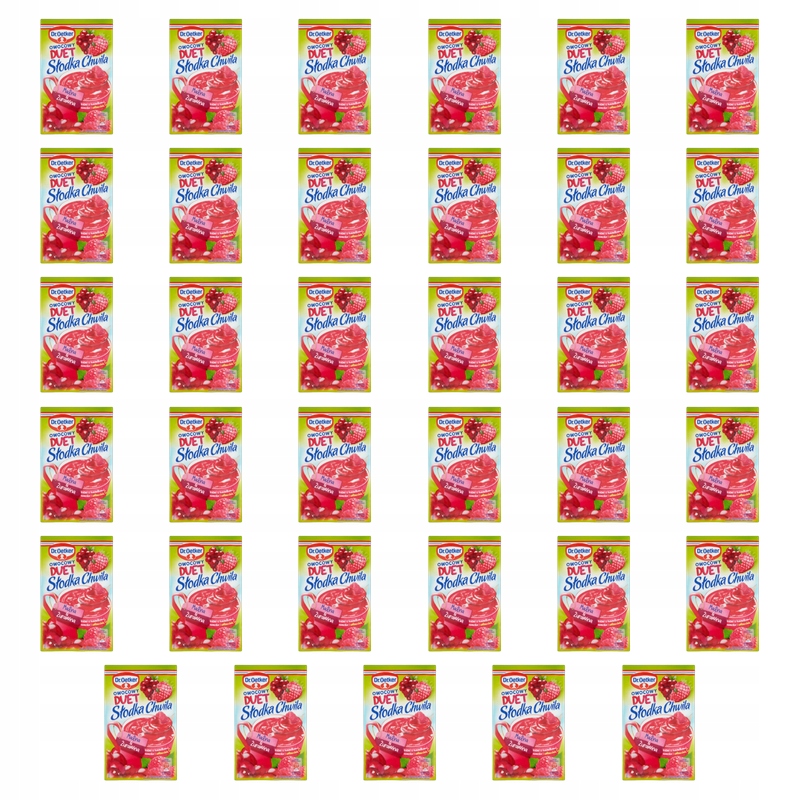 Dr. Oetker Sladká chvíle Kysel Malina-Brusinky 32 g X35