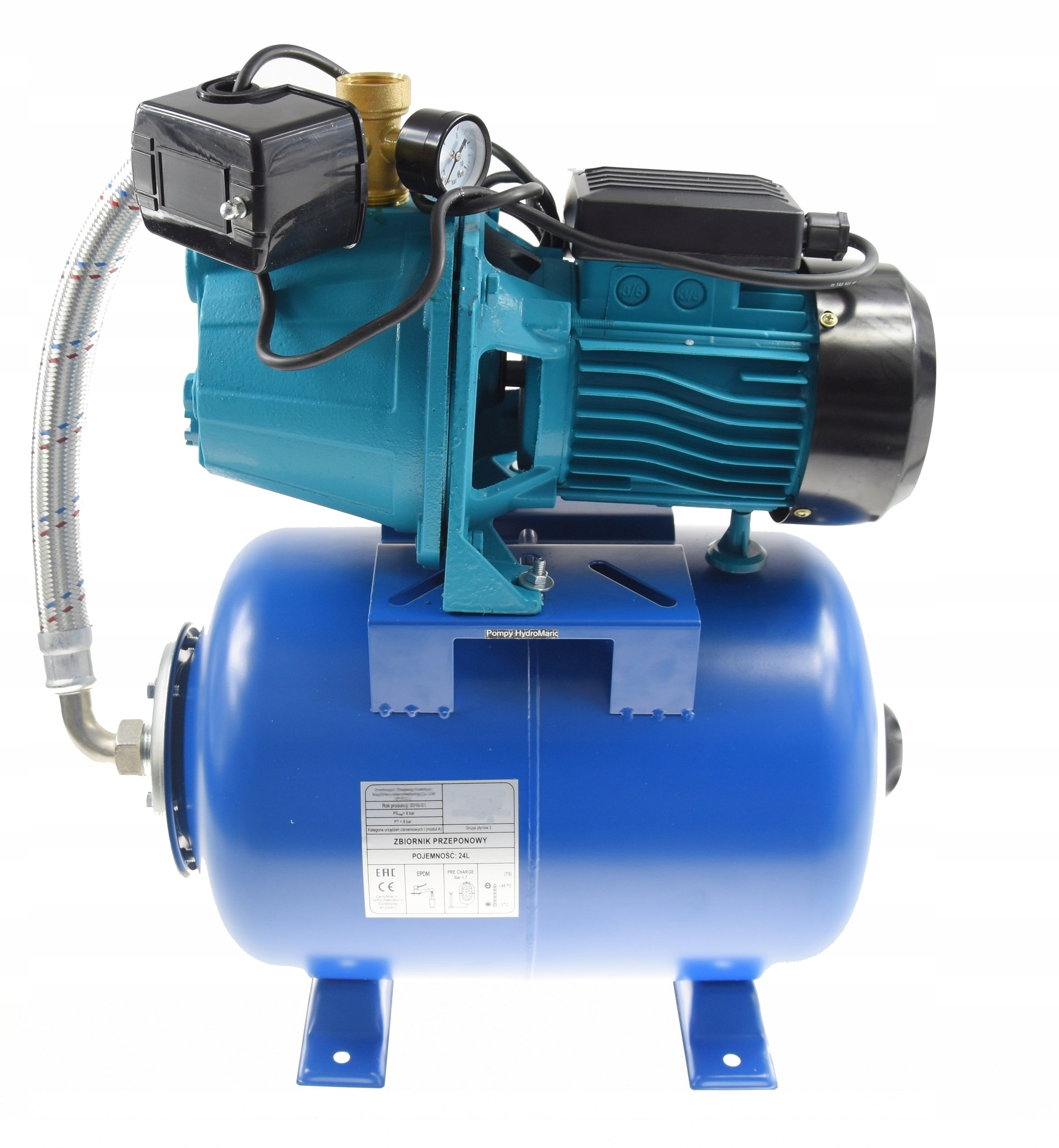 

Hydrofor 24L Do Wody Pompa Jet 100 Zestaw 1100W