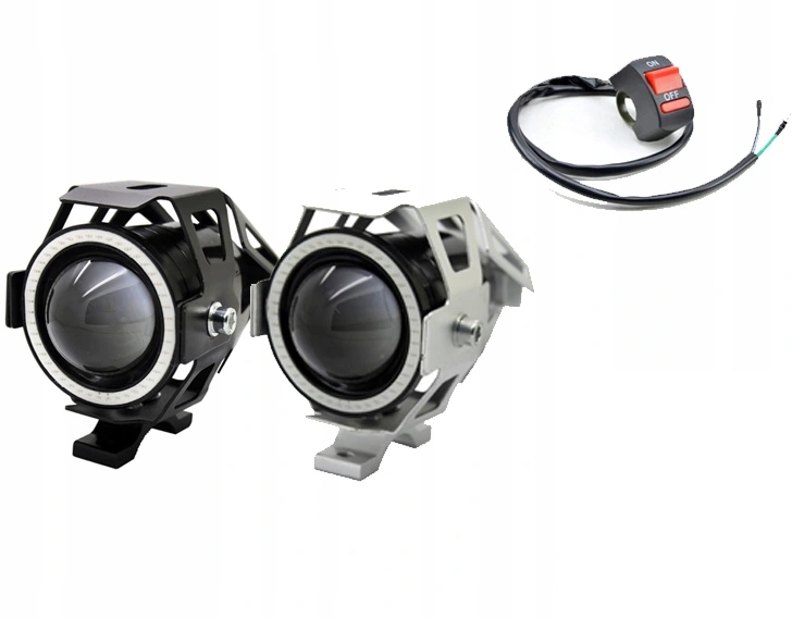 2x 12vHALOGEN LED LAMPA REFLEKTOR RING U7+WŁĄCZNIK