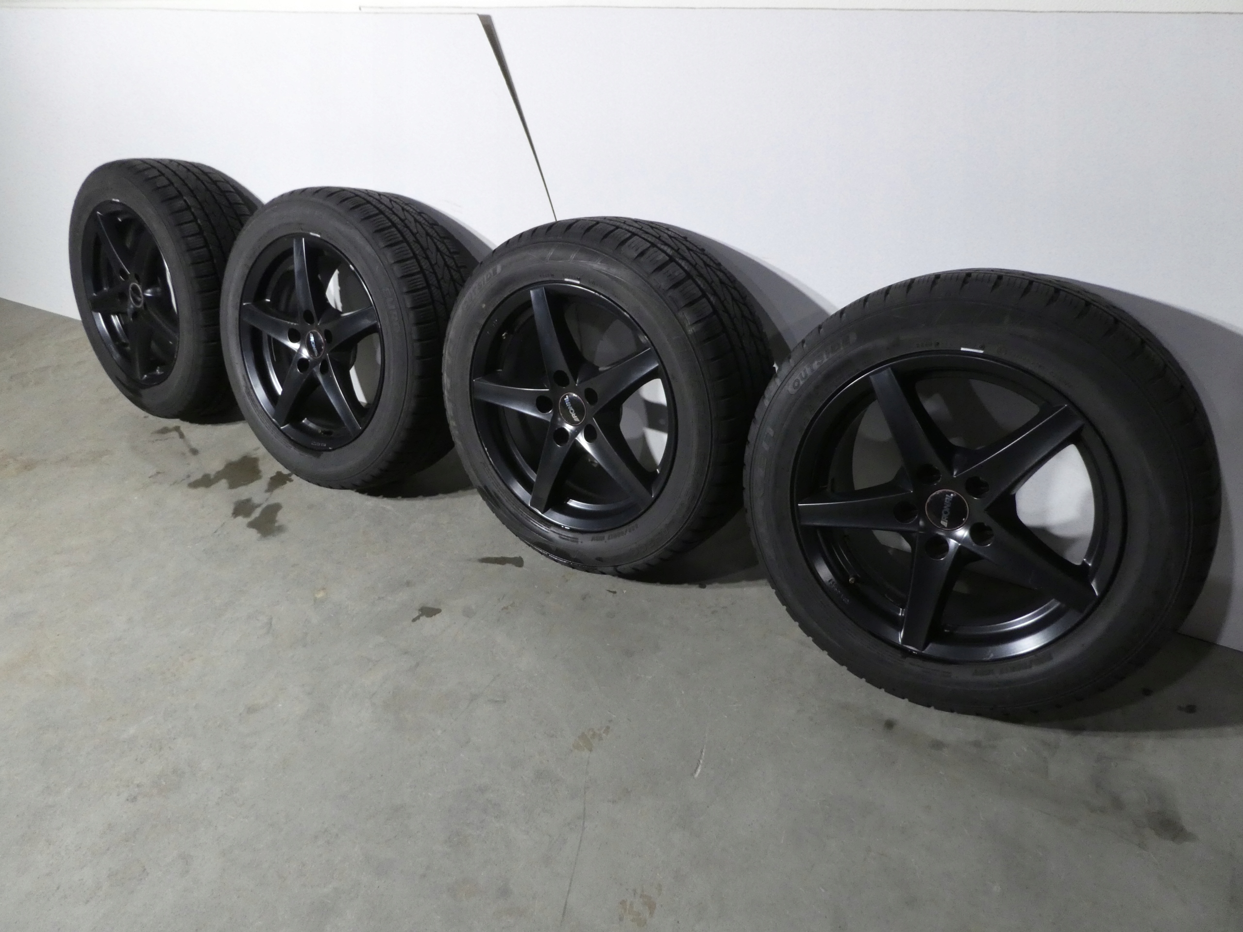 4X wheels discs tyres VW 5X120 KBA 45651 T5 T6 2016/2017R
