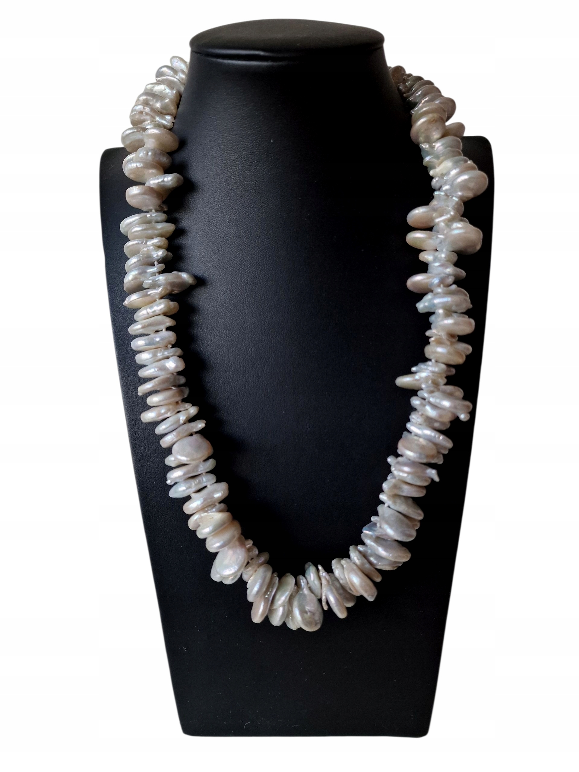 Keshi Barokní Nádherné Perly Přírodní Náhrdelník Kolia Jemaya Art Vintage