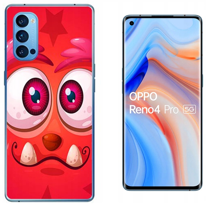 

Etui Gel Foto Do Oppo Reno 4 Pro 5G Szkło 9H