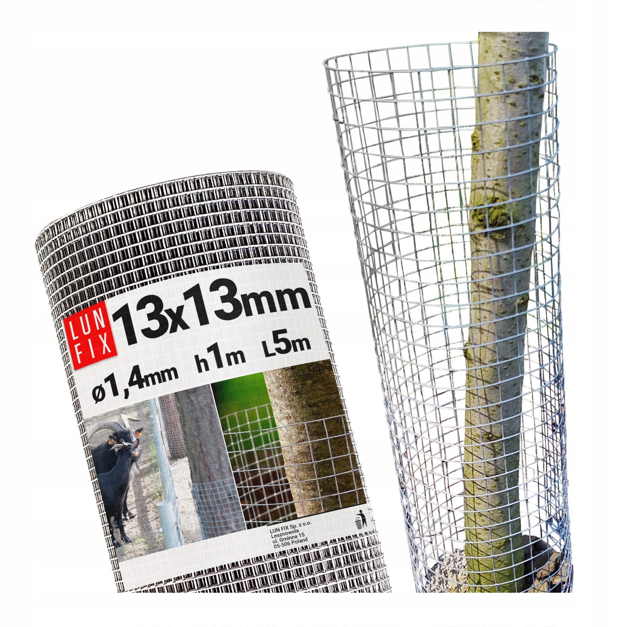 Síť na obalování stromů 100 cm, obal na stromky, kovová, 5 m