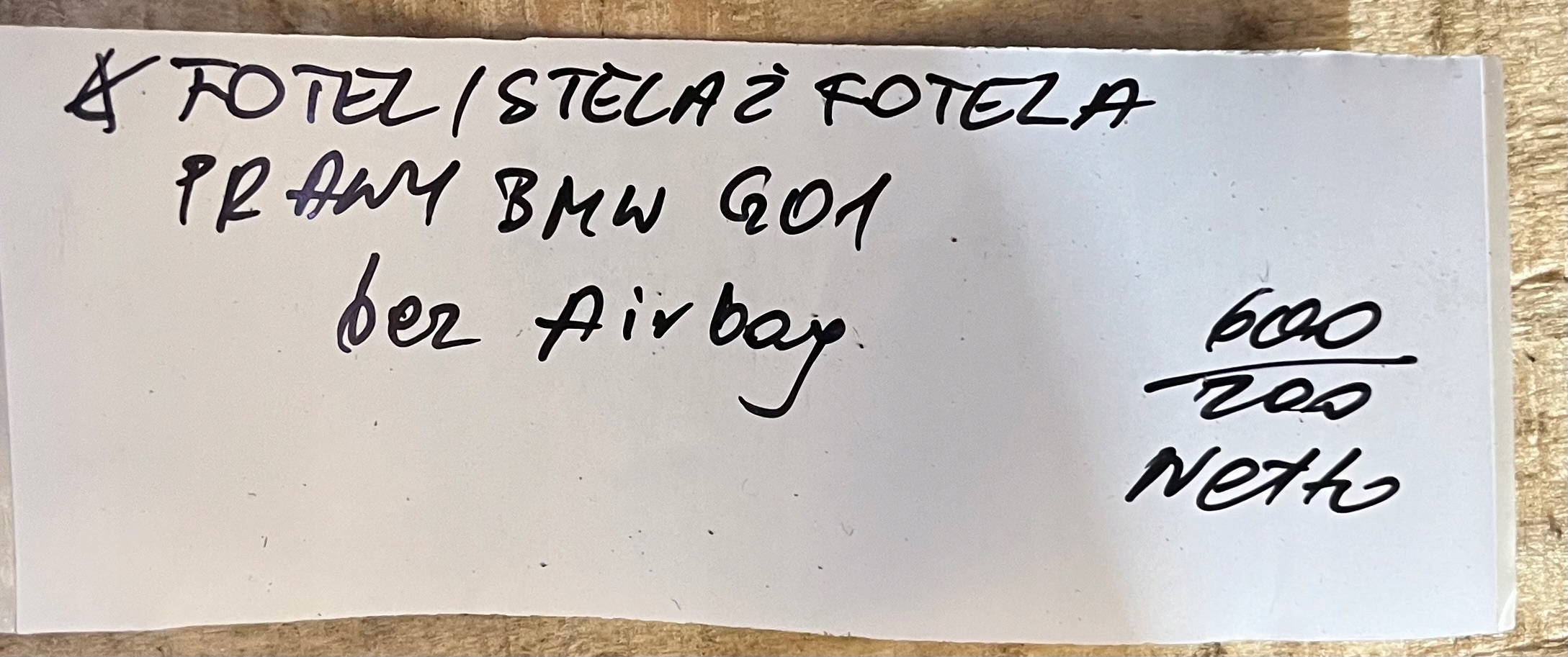 Siège Support Siège Avant Droite BMW G01 1