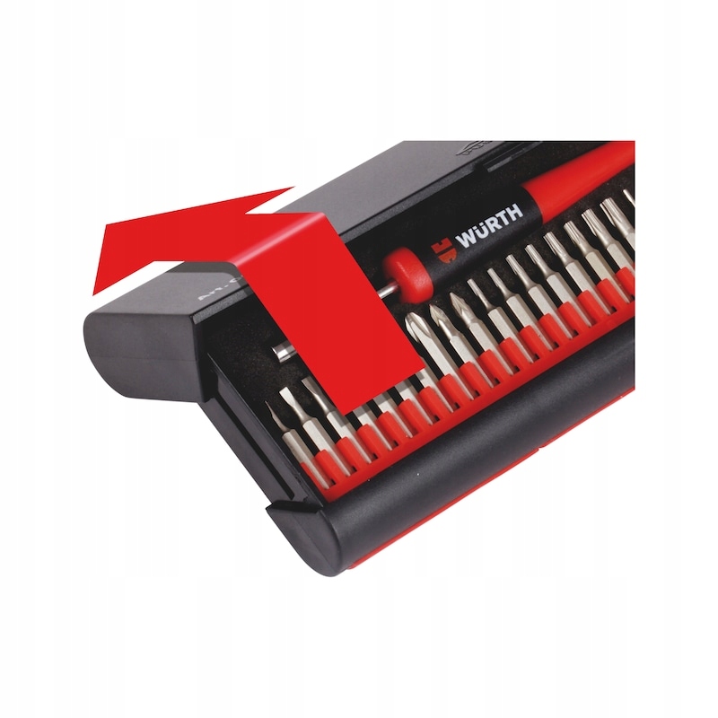 WURTH ZESTAW BITÓW WKRĘTAKÓW PRECYZYJNYCH 29 ELEMENTÓW Kod producenta 06134895