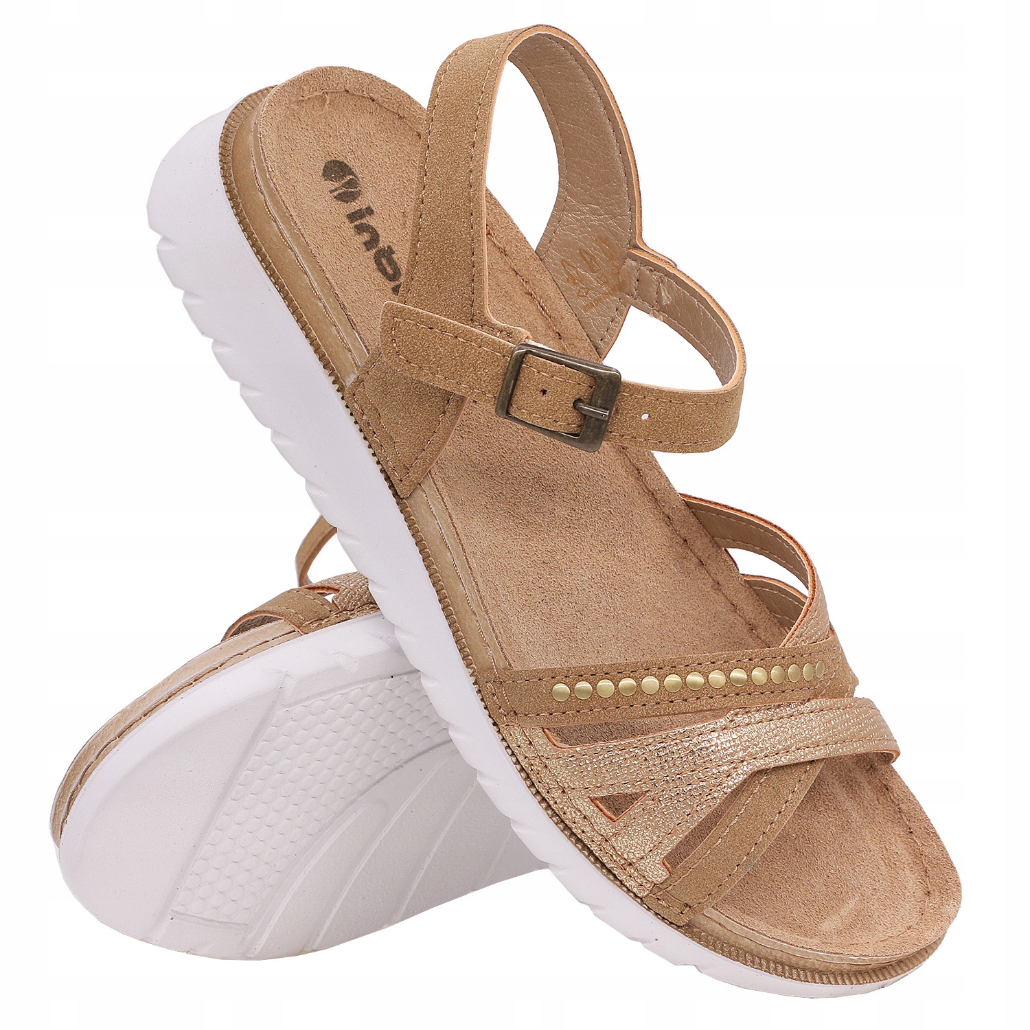 Inblu sandały damskie skóra IN-CN-54 euroobuwie