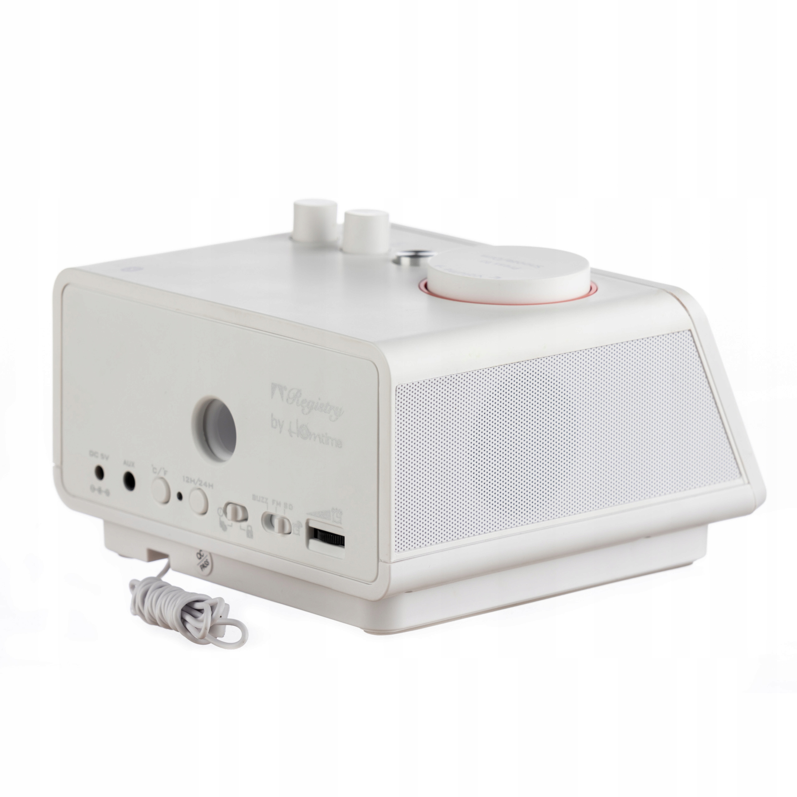 RADIOBUDZIK BLUETOOTH RADIO FM BUDZIK ZEGAREK Kolor biały