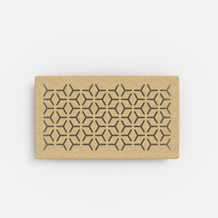 Osłona maskownica grzejnika 68x89cm M16 Surowa Materiał płyta MDF