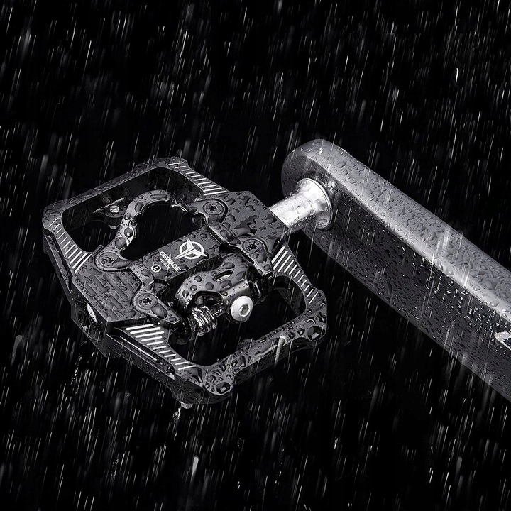 PEDAŁY MTB ROWEROWE PLATFORMOWE z SPD dwustronne Model 1235