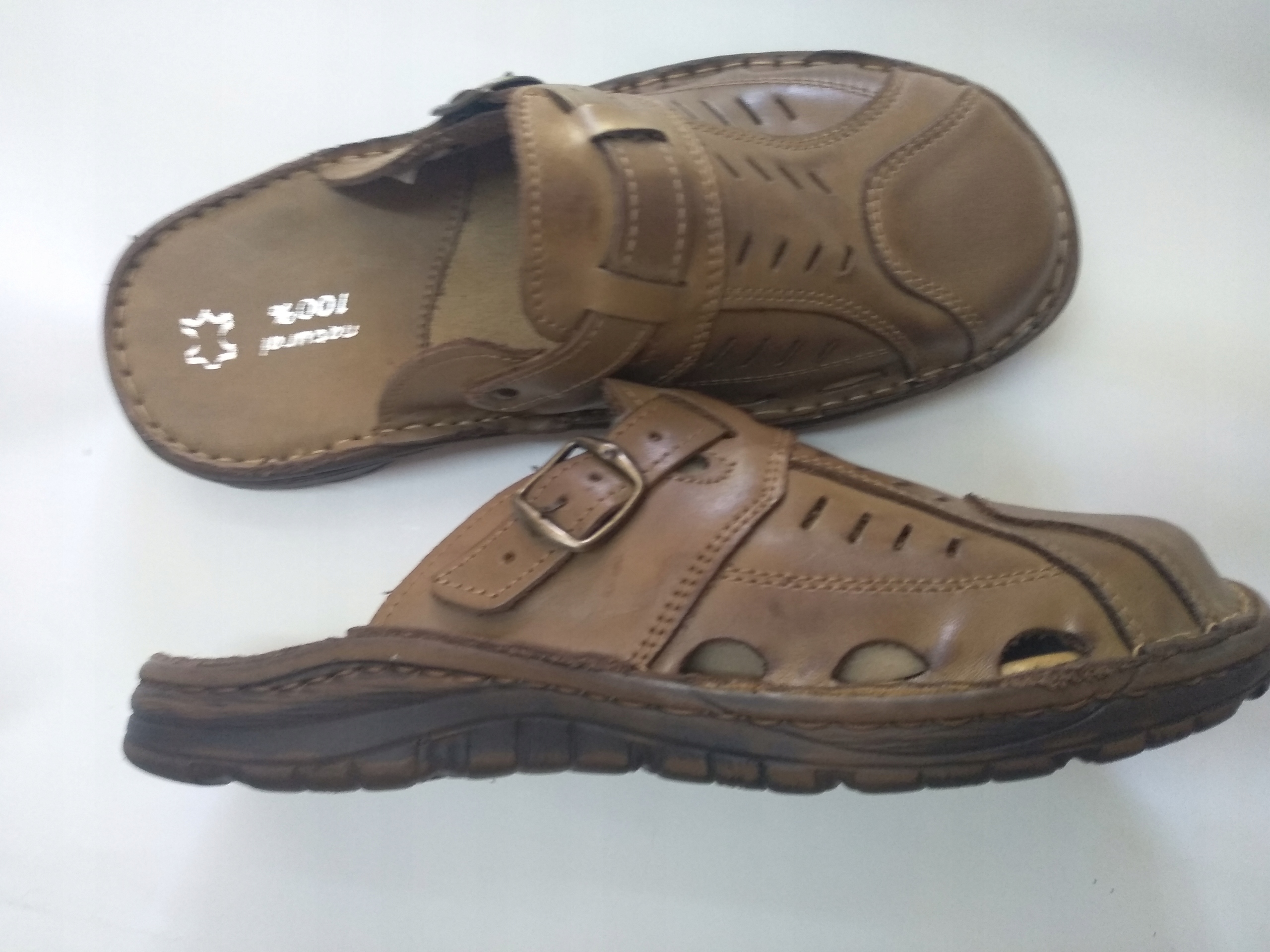 316 SANDAŁ MĘSKI SKÓRA NATURALNA SKÓRZANE ROZM.42