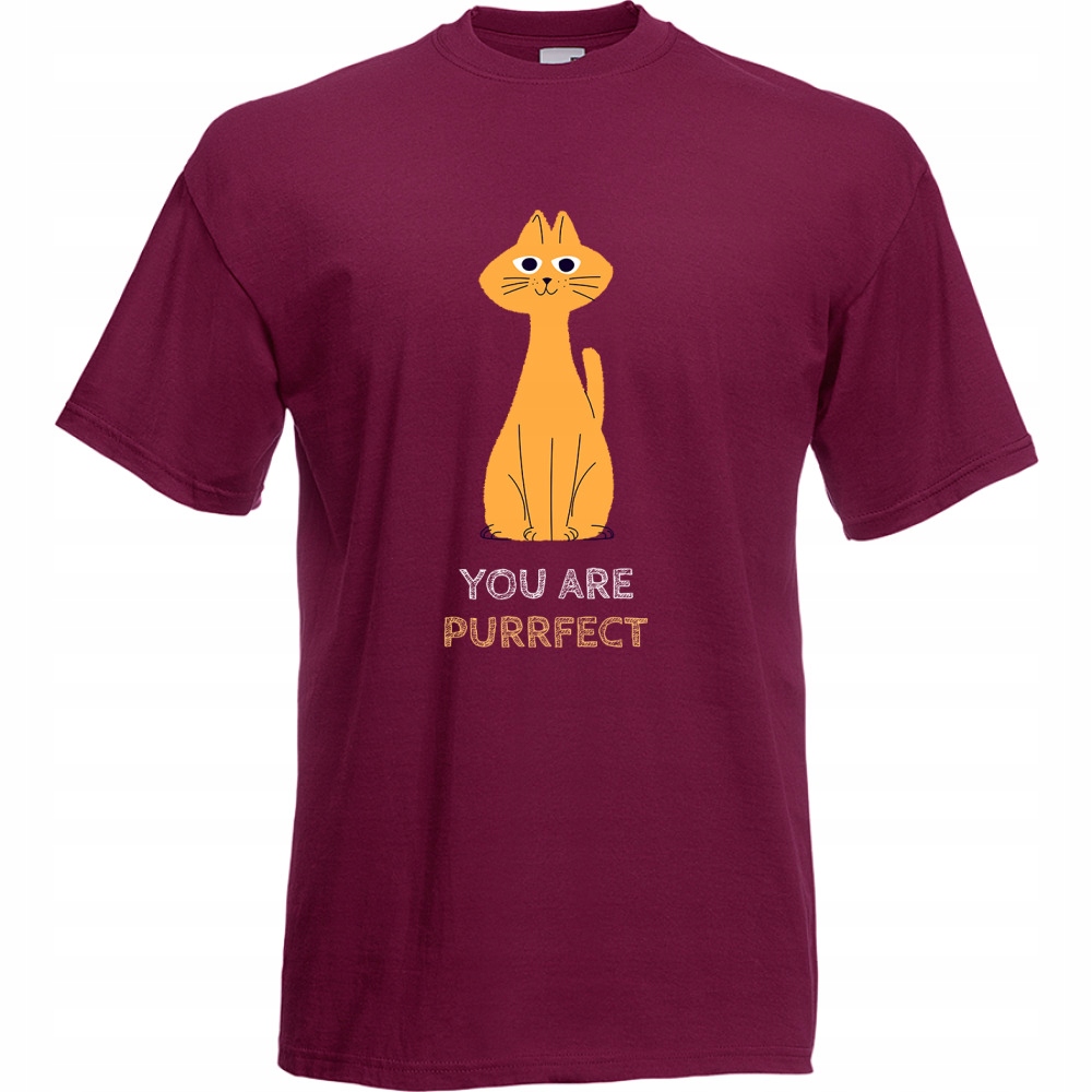 

Koszulka kot purrfect kociara kotek M burgund
