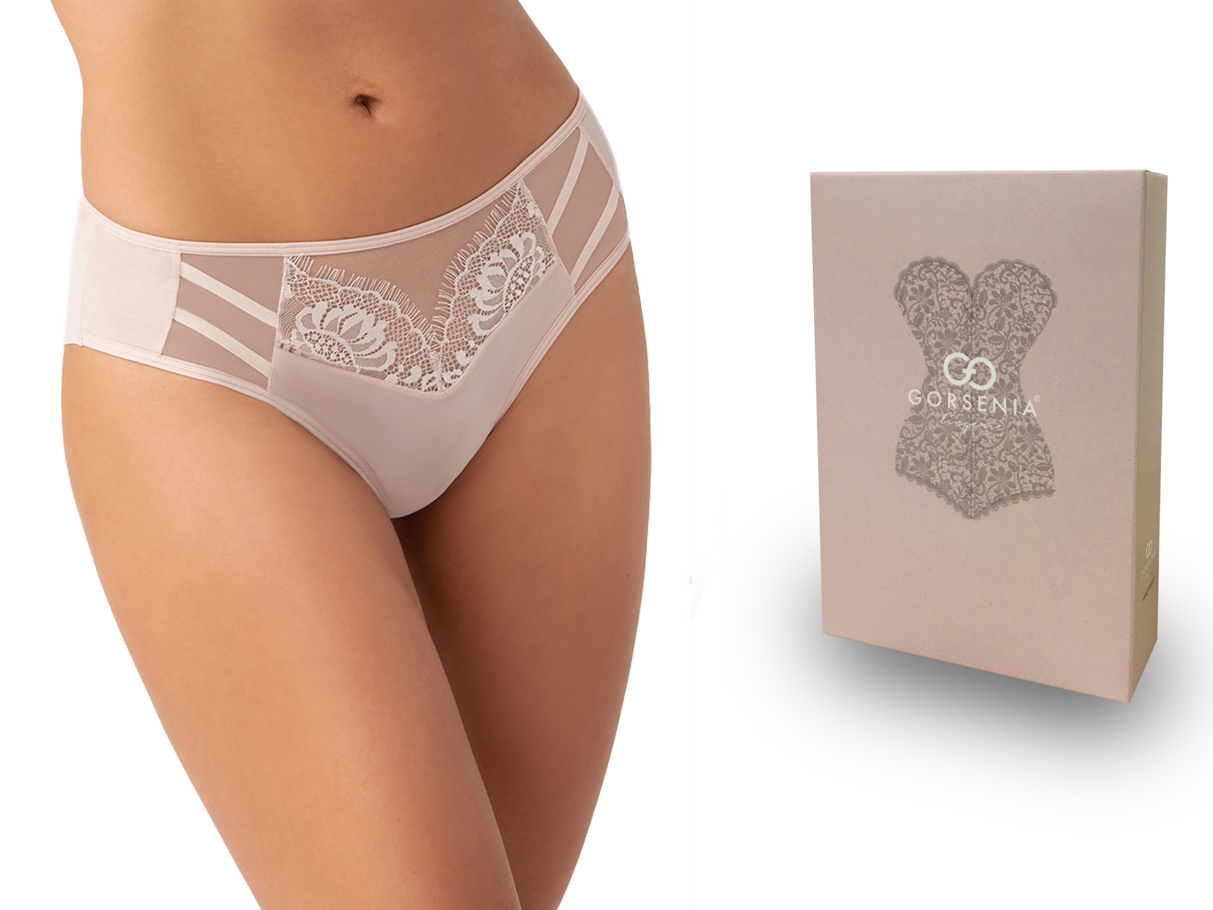 

Gorsenia figi brazyliany K498 Paradise, beżowe XXL