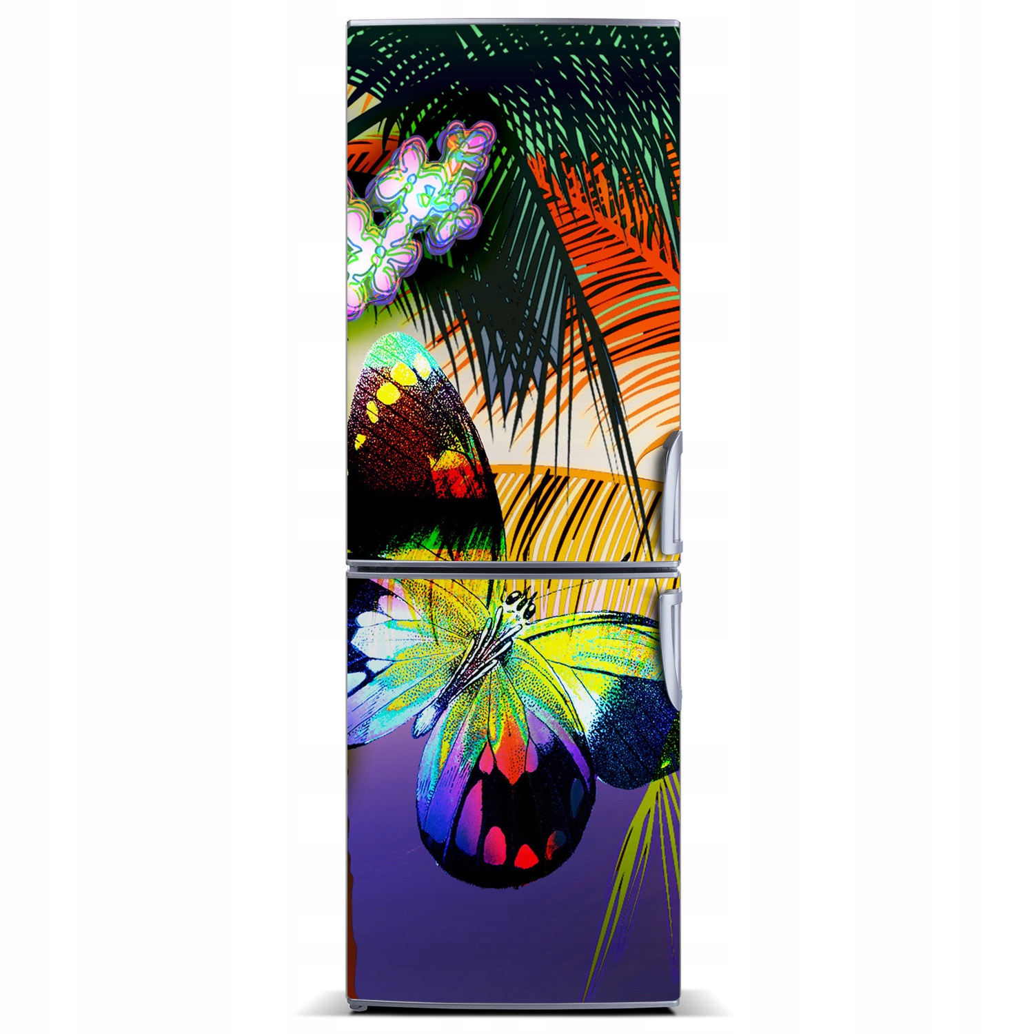 

Naklejka Magnes Magnes Kolorowe kwiaty 60x180