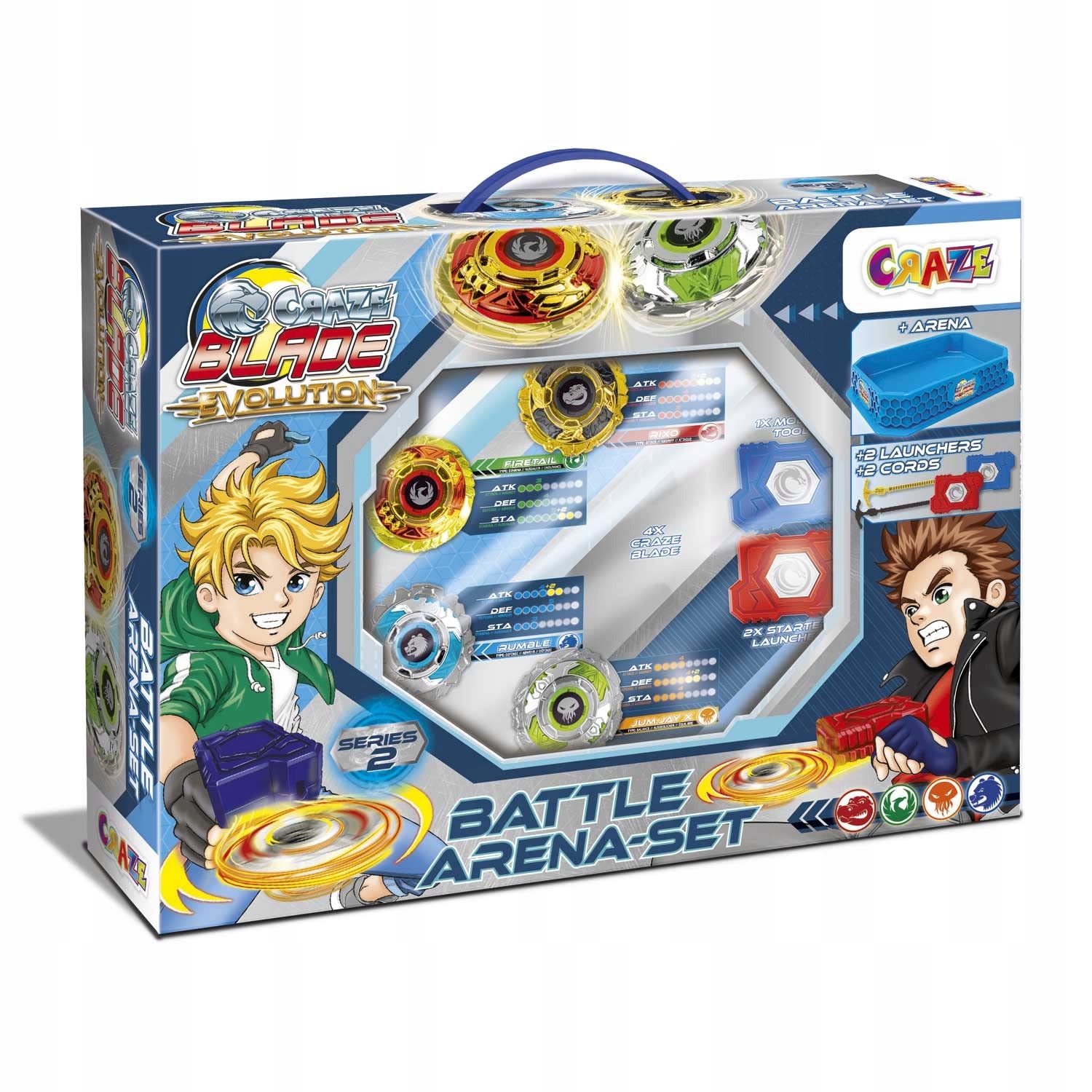 B'zコレクション バラ売り可 Craze Blade Xxl zestaw 4 łopatek do bączka z • Cena, Opinie - Allegro