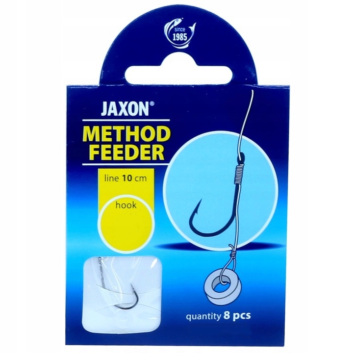 

Haczyki Method Feeder 8szt Jaxon pleciona 10 Gumka