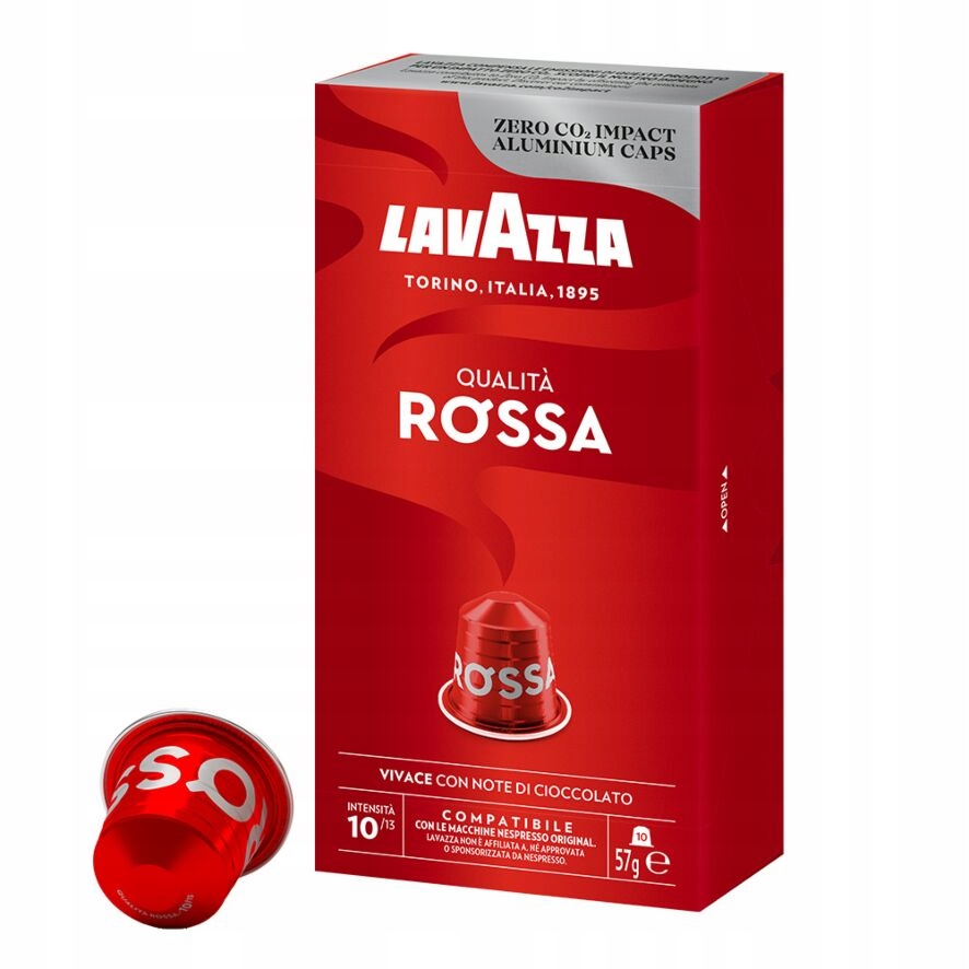 Levně Kapsle Lavazza Nespresso Qualita Rossa 57 g (10 kapslí)