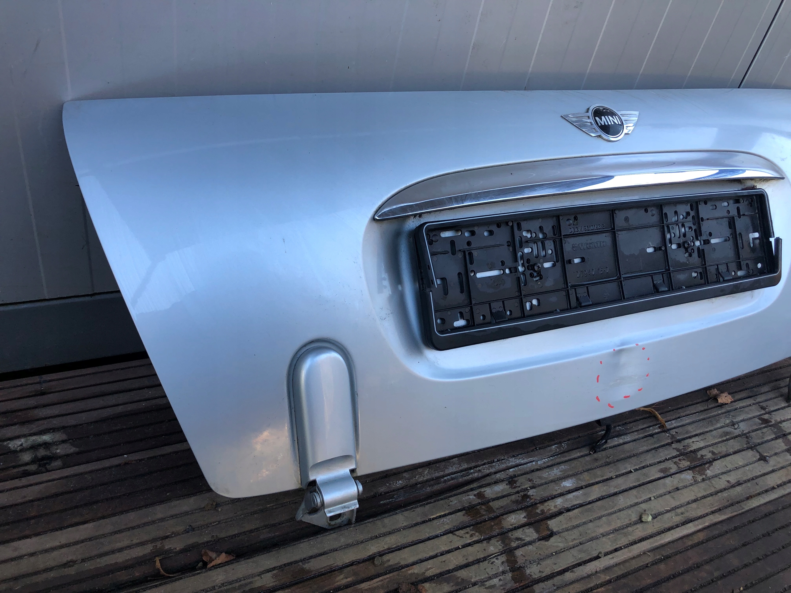 MINI COOPER R52 CABRIO complete trunk door boot