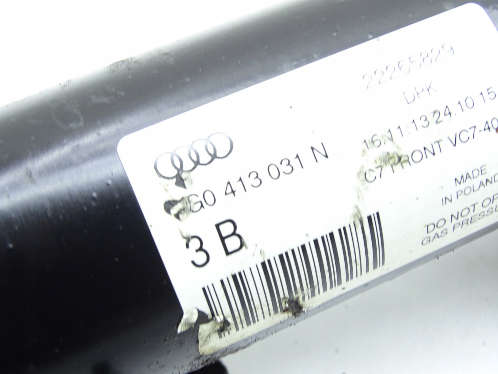 shock absorber left front front AUDI A6 C7 3.0 TDI 4G0413031N