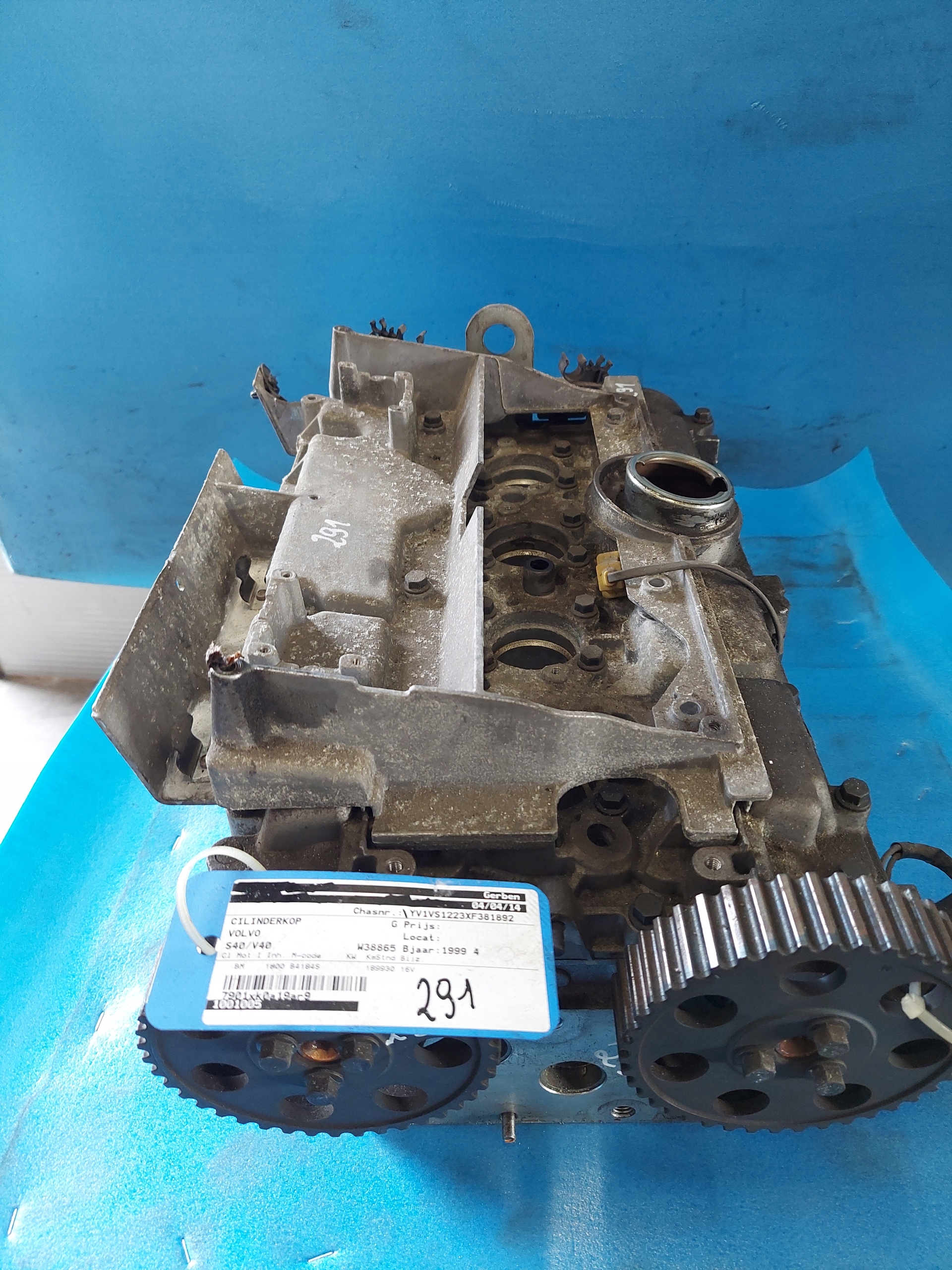 TESTATA VOLVO V40 1999R 1.8 16V B4184S