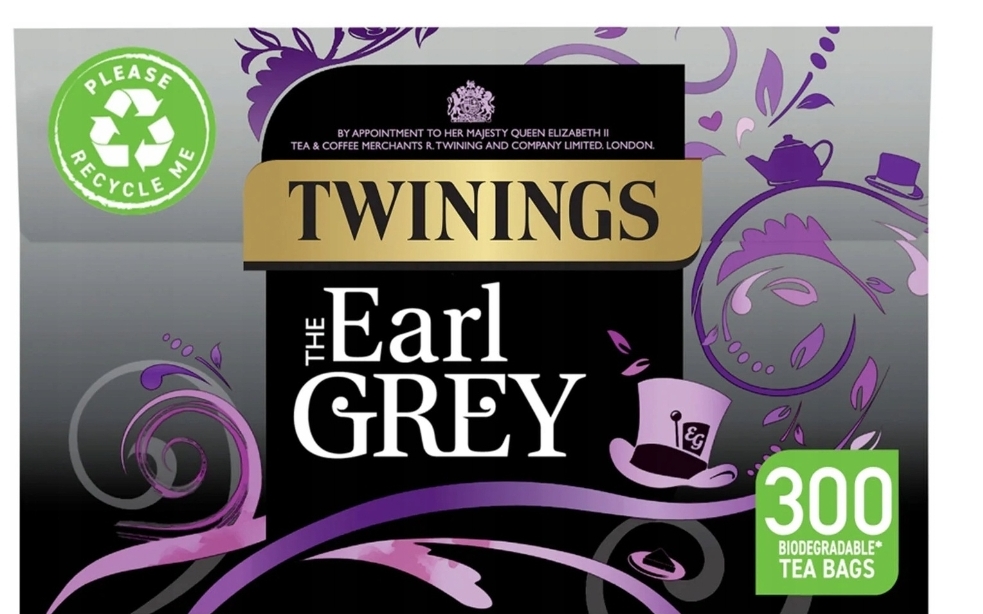 Herbata Czarna Earl Grey Ekspresowa Twinings 750 g 300 Torebek Angielska