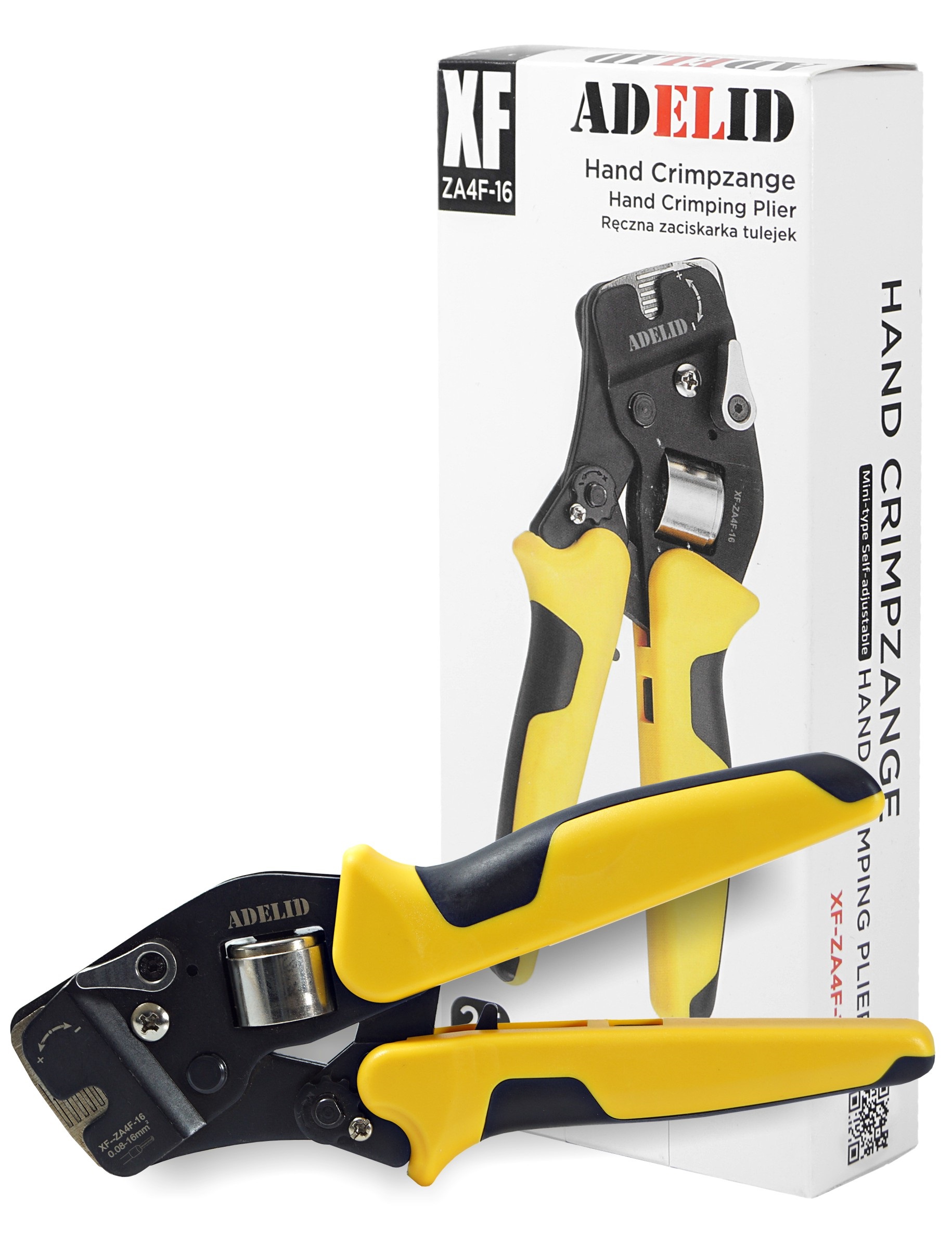 Обжимной инструмент для кабельных наконечников 0,08-16 мм2