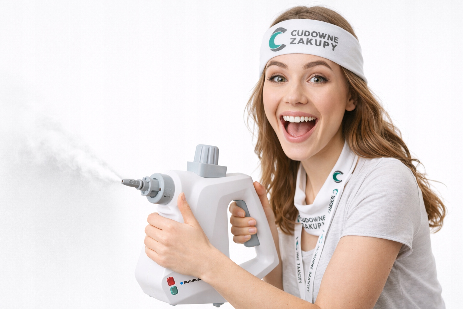 Myjka Parowa 3.5 Bar 400 ml Akcesoria Dysze Blaupunkt STC401 Parownica