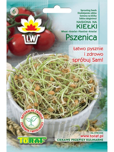15 x Toraf Pšenice semínka na klíčky 50 g Toraf