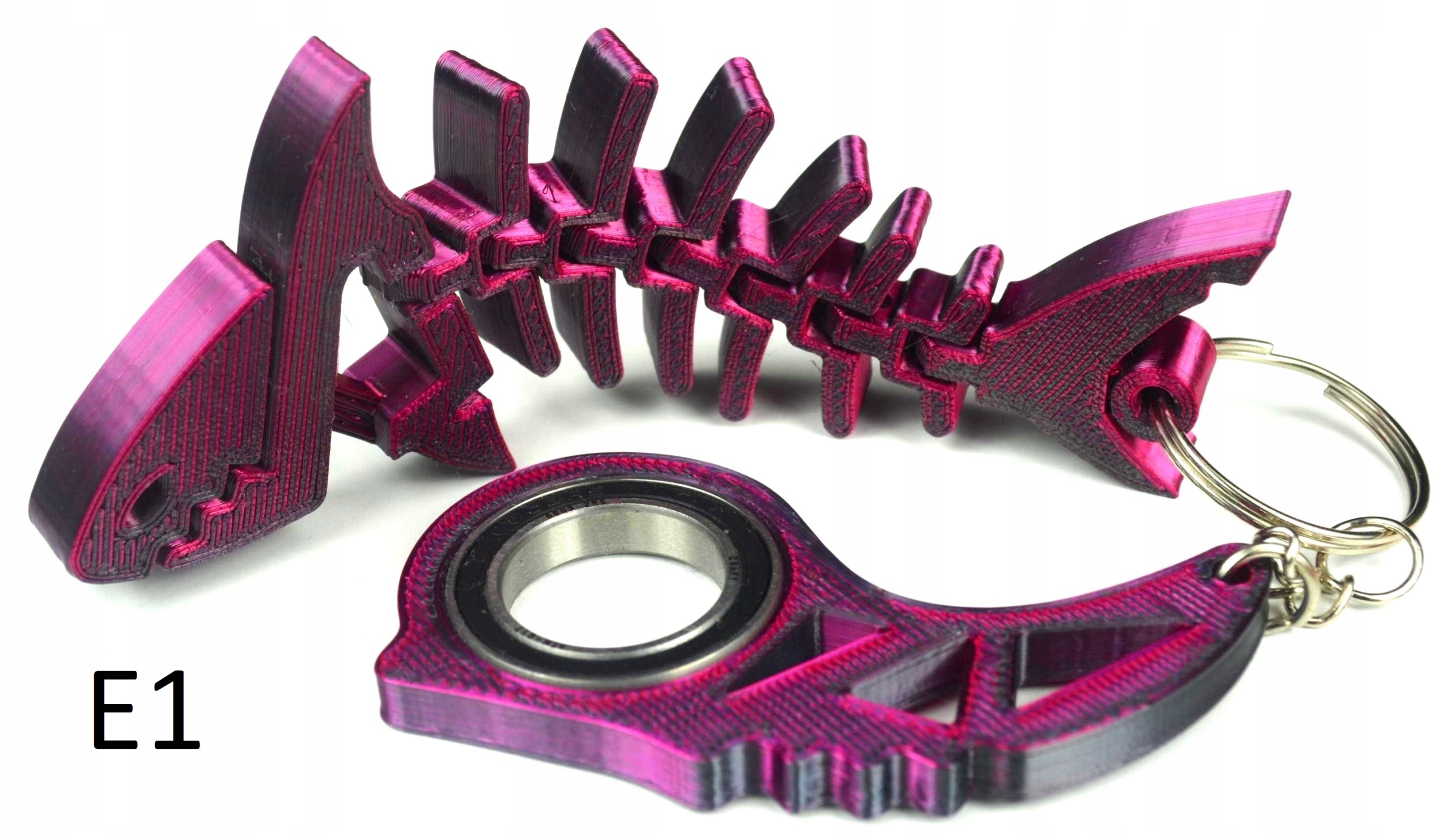 Keyspinner Keyrambit + Rekinek TikTok Key - MIDNIGHT BLACK/BLUE KOLORY Kod producenta KKMS1