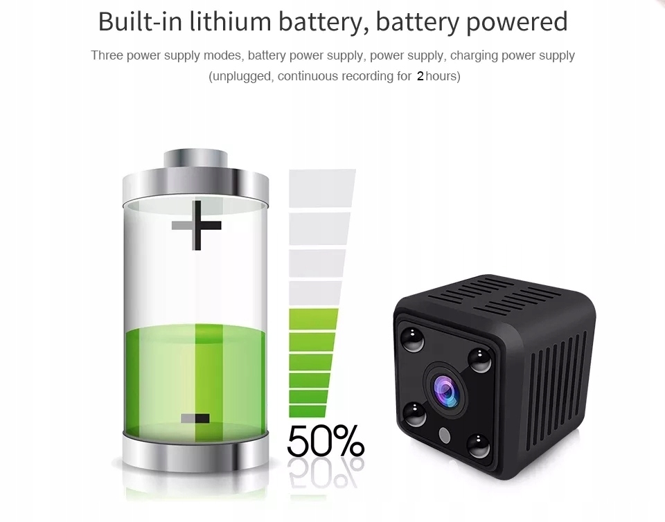 MINI KAMERA WIFI NA BATERIE SZPIEGOWSKA APP TUYA Marka G-VISION