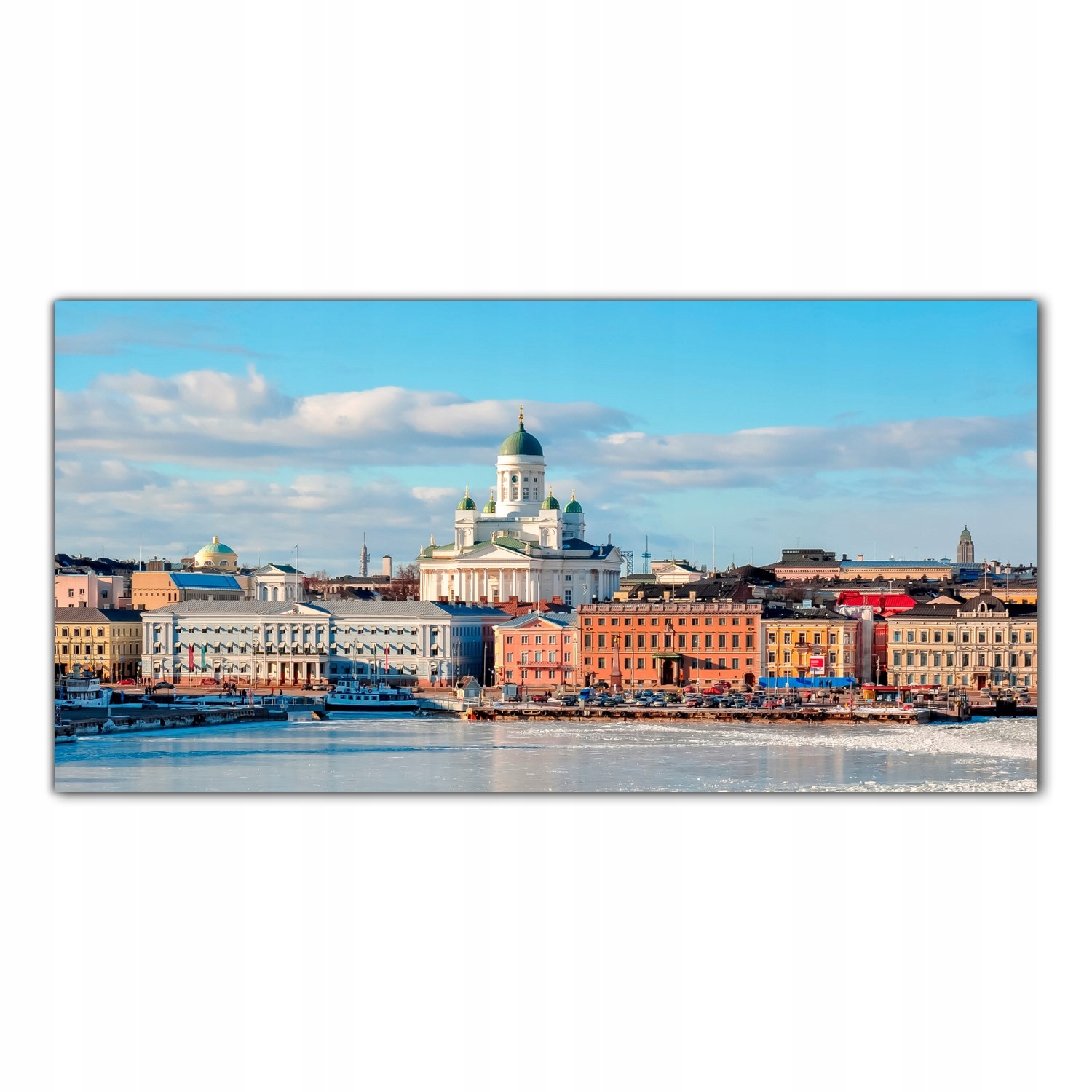 

Obraz na szkle Foto Miasto Zima Krajobraz 100x50