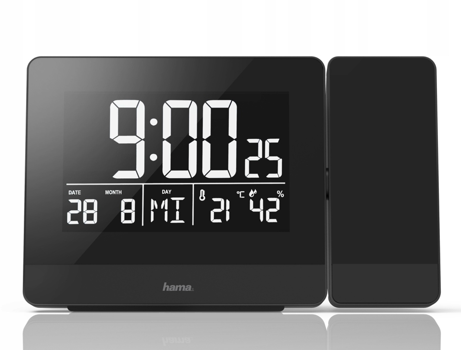 

Hama Budzik Zegar Z Projektorem Stacja Pogody