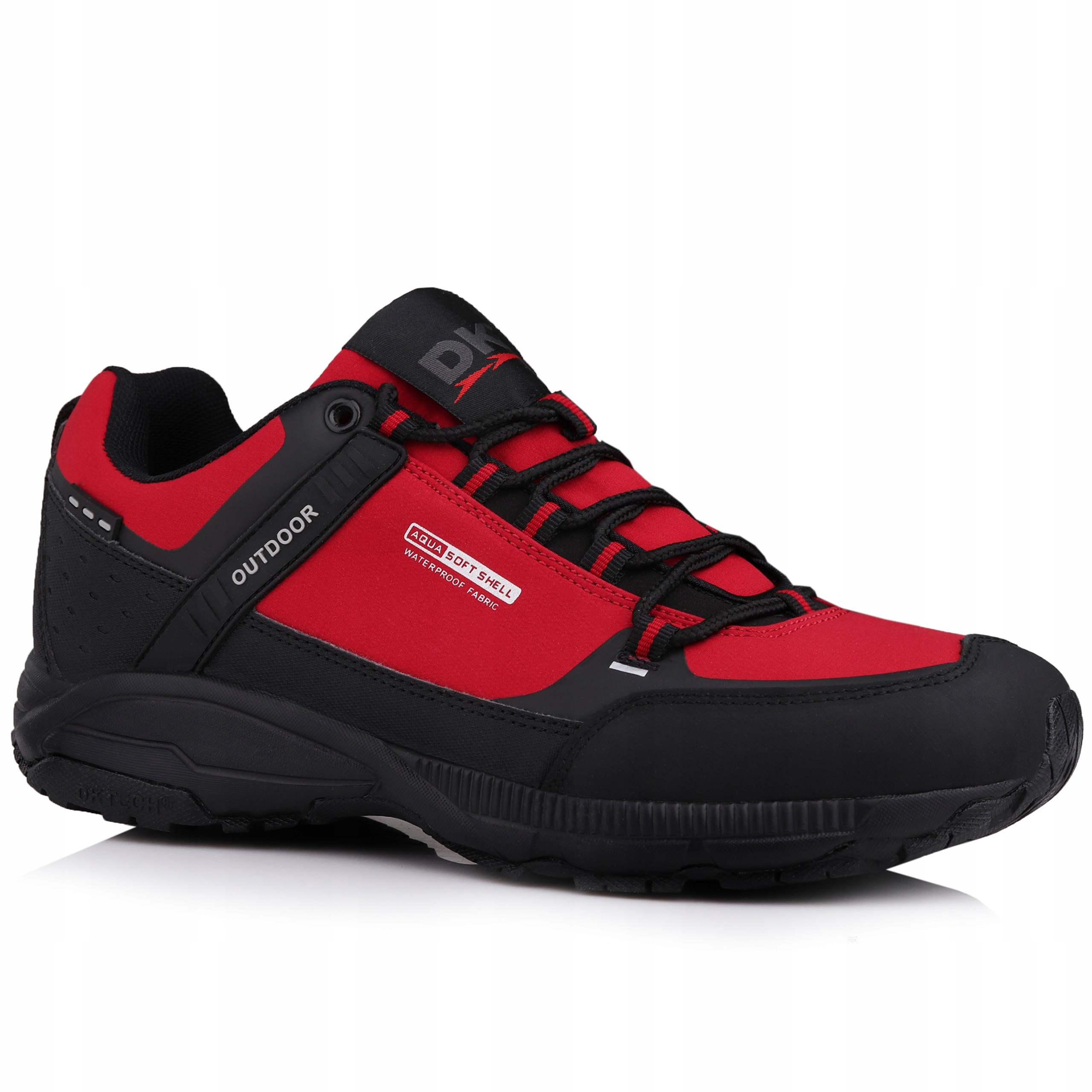Buty sportowe, męskie Dk Predator Low 1096 Red Softshell czerwone