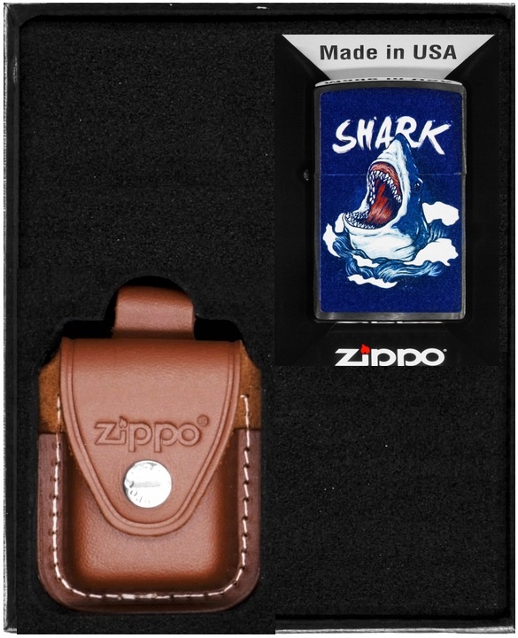 Sada Zippo Zapalovač Shark Design Dárkový No2
