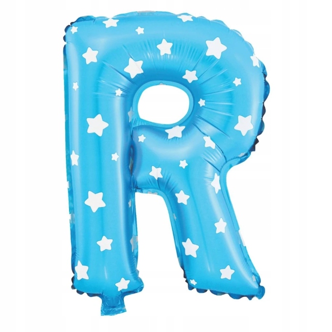 

Balon foliowy niebieski 40cm Litera R