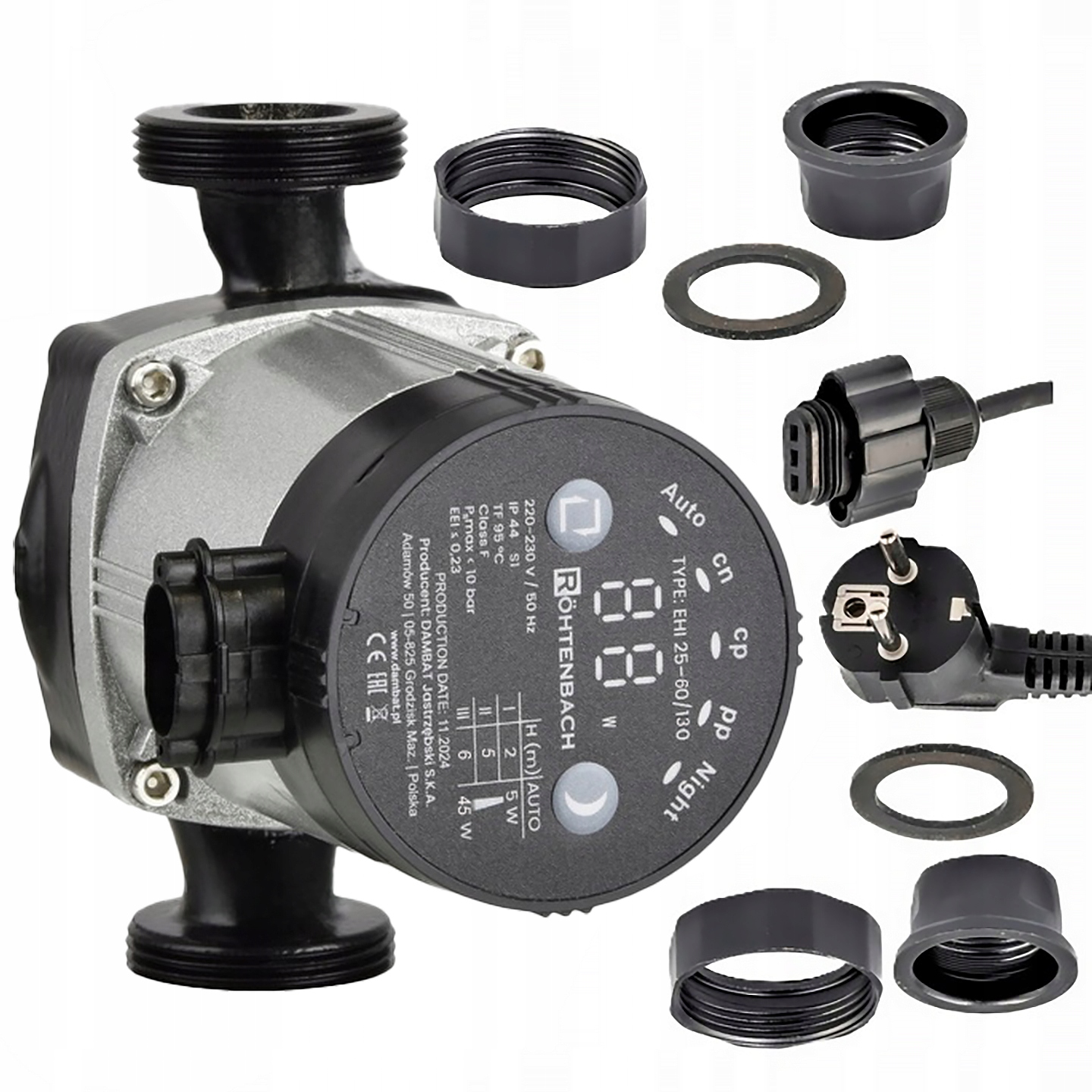Energeticky Úsporné Čerpadlo Pro Oběhovou Pec 25/60-130 Do O, Vysoká Kvalita