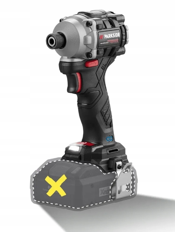 PARKSIDE PERFORMANCE - Akumulatorowy klucz udarowy 20 V PDSSAP 20-Li D3 Prędkość obrotowa 3600 RPM