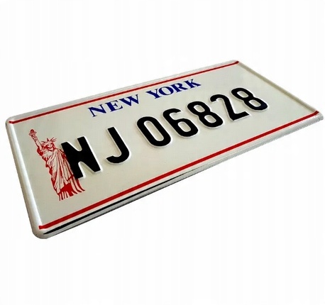 

Tablica amerykańska Usa New York Twój napis
