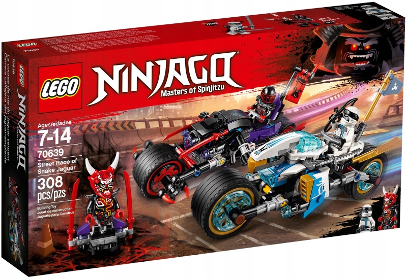 Lego Ninjago 70639 Uliczny Wyścig Wężowego Jaguara