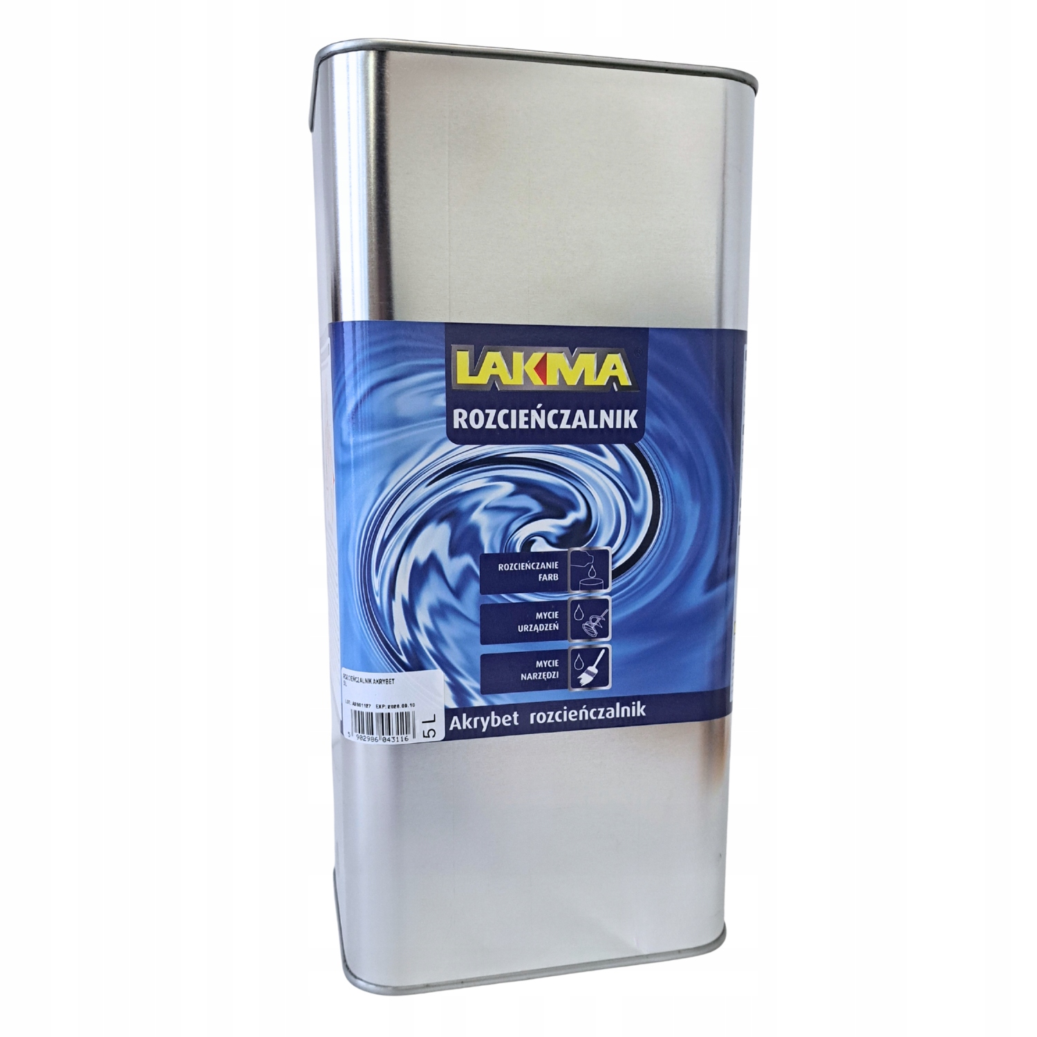 Akrybet Rozcieńczalnik do farb 5L Lakma