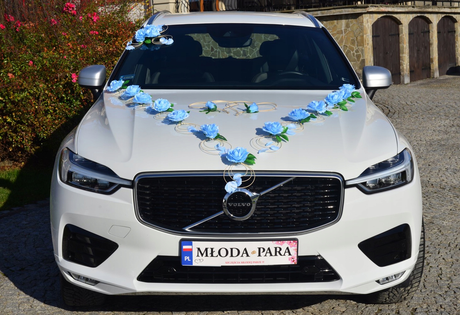 Dekoracja na samochód -ozdoby na auto ślub 312 Marka inny