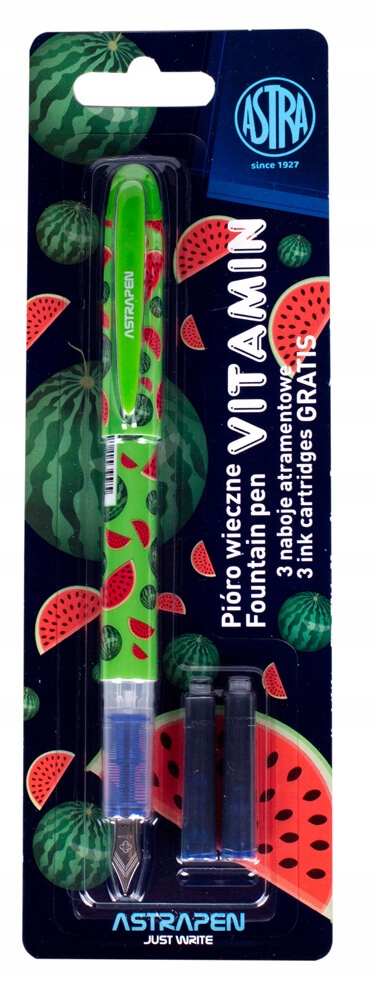 

Pióro wieczne zielone Vitamin Astra 3 naboje