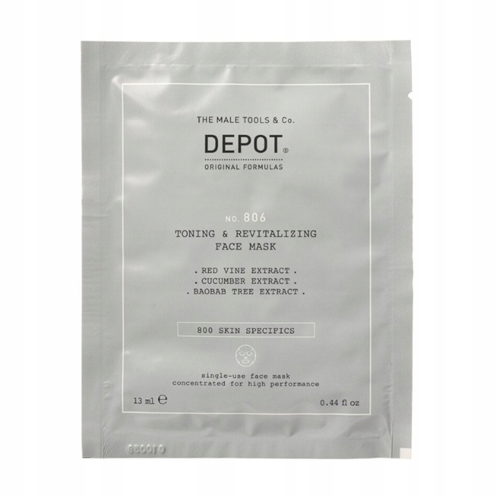 Maska do twarzy Depot No. 806 Toning & Revitalizing Face Mask