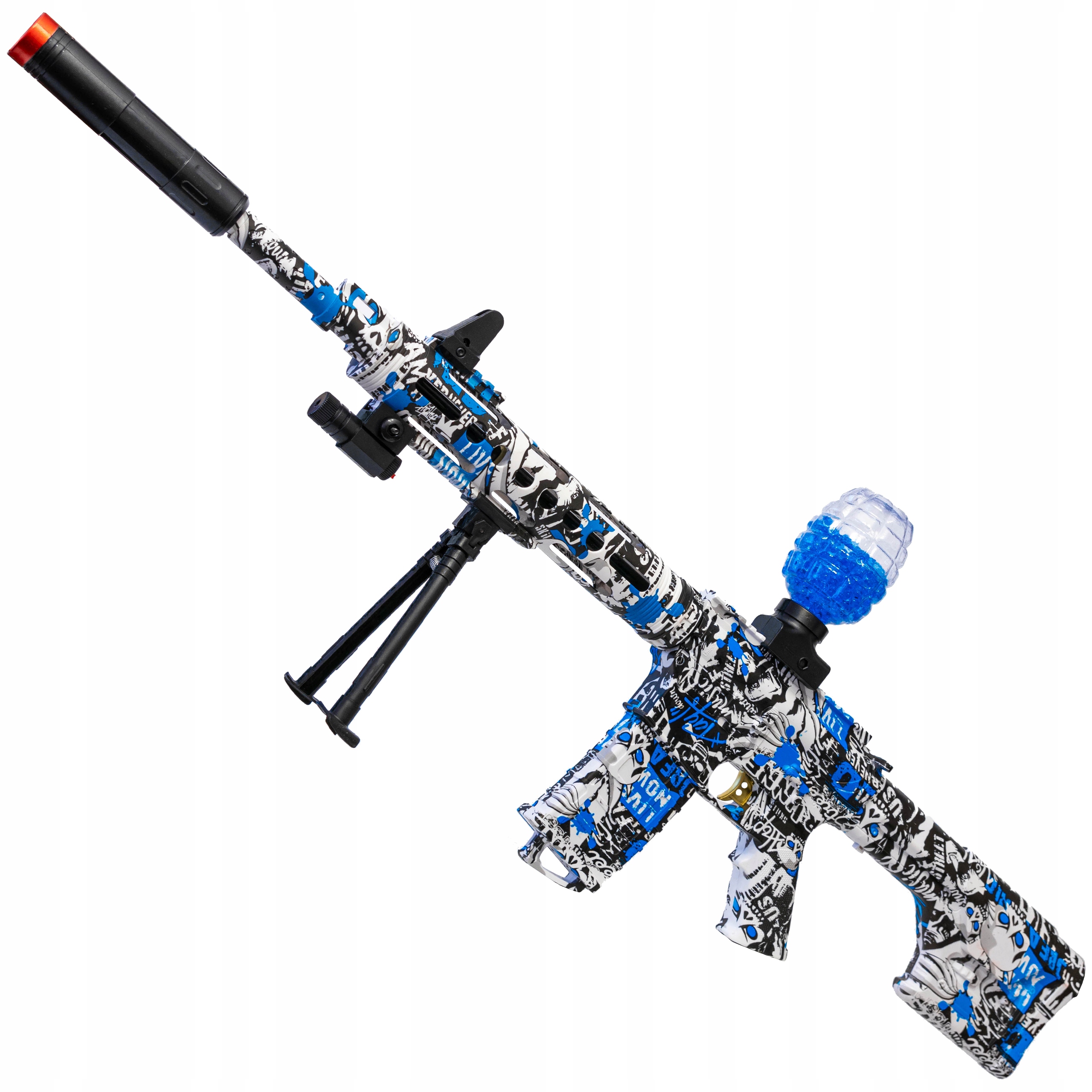 KARABIN SZTURMOWY PISTOLET NA KULKI ŻELOWE DUŻY 93CM Z LASEREM EAN (GTIN) 5905623000657