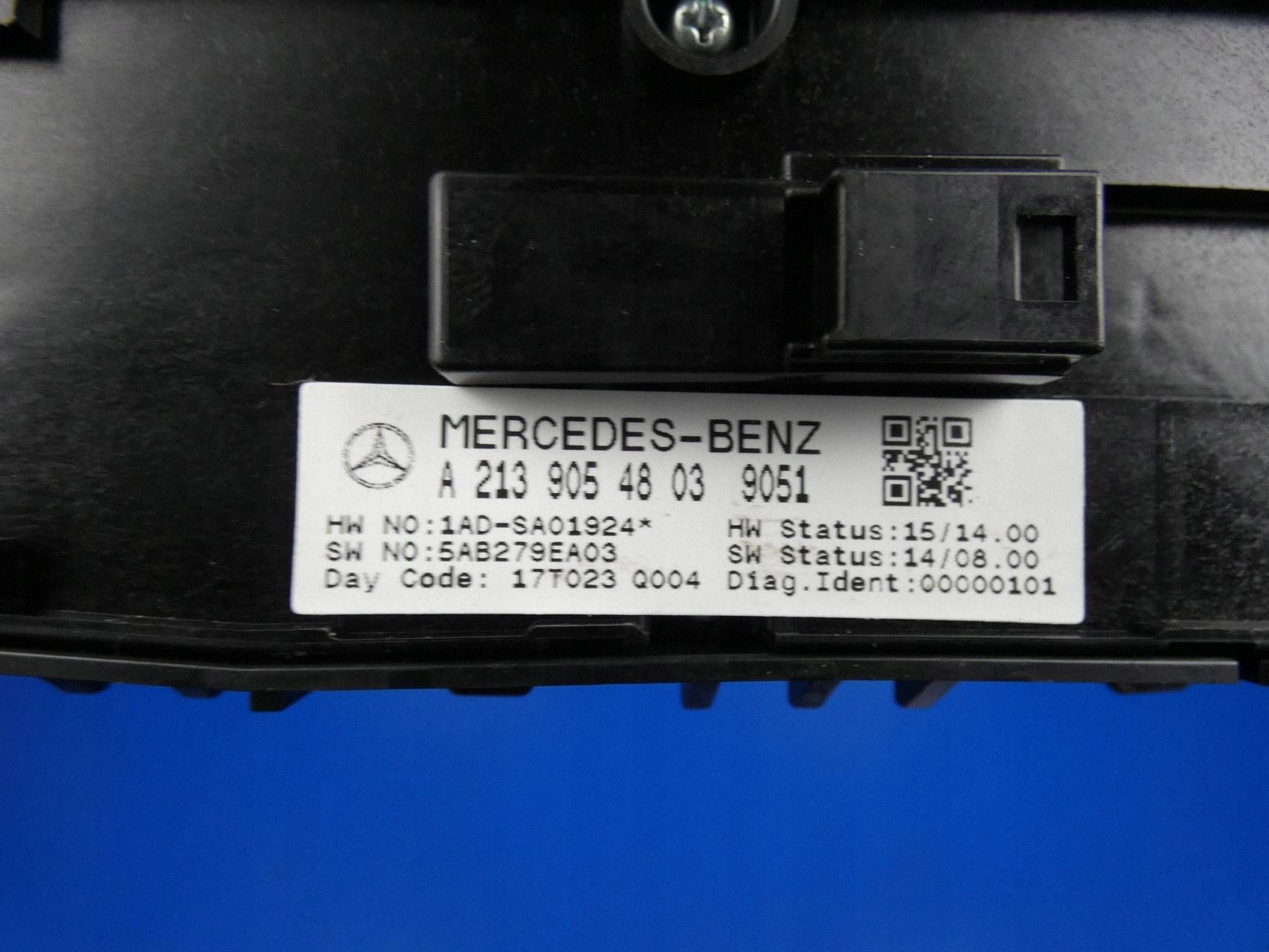 MERCEDES E KLASA W213 window control switch left front